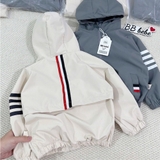 Áo khoác gió lưới 2 lớp phối tay sọc BB Bebé cho bé