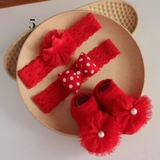 Set hộp 3 món Turban kèm tất Chicbaby