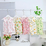 Bộ đùi cổ sen tay sát nách thun lạnh cho bé