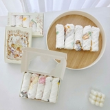 Set 5 khăn sữa xô Yumemiru họa tiết cổ tích cho bé