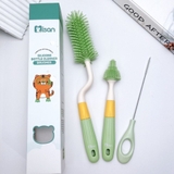 Bộ cọ rửa bình silicon Misan 3 chi tiết