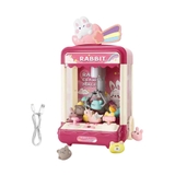 Đồ chơi máy gắp thú bông hình Gấu Thỏ cho bé