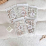 Set túi 5 khăn sữa xô muslin 2 lớp Honee họa tiết cổ tích