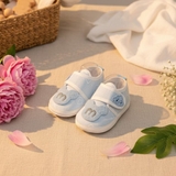 Giày vải tập đi Gấu chữ M chống trượt cho bé