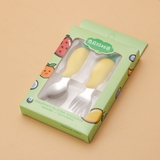 Bộ thìa nĩa hình trái cây và rau củ cho bé