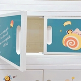 Tủ Honey 4 tầng Sasa họa tiết Gấu Thỏ