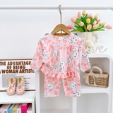 Bộ dài tay tole 2 da H&A Kids họa tiết bé gái
