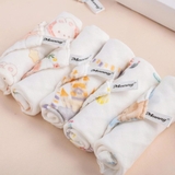 Hộp 5 khăn sữa 6 lớp Manny họa tiết cổ tích