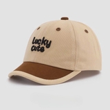 Mũ nón lưỡi trai vành ngắn Lucky Cute cho bé