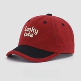 Mũ nón lưỡi trai vành ngắn Lucky Cute cho bé