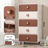 Tủ nhựa Brown Sasa 5 tầng cho bé