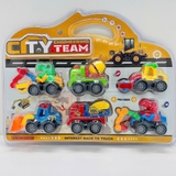 Vĩ 6 xe công trình Khủng long cho bé