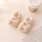 Giày tập đi lót nhung chống trượt cho bé gái