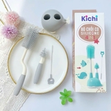 Bộ cọ rửa bình silicon 4in1 Kichi