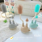 Bộ cọ rửa bình silicon 4in1 Kichi