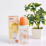 Bình sữa PPSU cổ rộng Kichi họa tiết động vật 270ml
