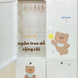 Tủ Sasa 5 tầng hình Lion và Teddy