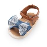 Giày sandal quai dán bèo/nơ cho bé gái