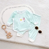 Bộ dài sơ sinh cài lệch HG Kids vạt bầu cho bé