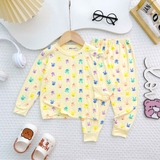 Bộ tay dài quần dài Minkymom họa tiết thỏ