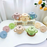 Cốc tập hút silicon 3 giai đoạn Baby Boo cho bé