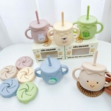Cốc tập hút silicon 3 giai đoạn Baby Boo cho bé