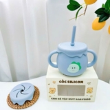 Cốc tập hút silicon 3 giai đoạn Baby Boo cho bé