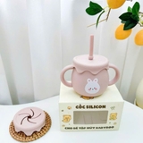 Cốc tập hút silicon 3 giai đoạn Baby Boo cho bé
