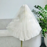 Đầm váy công chúa cổ yếm đính ngọc 3 tầng
