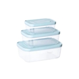 Set 3 hộp nhựa Hokori đựng thực phẩm