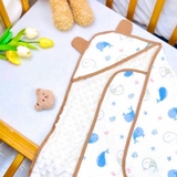 Ủ choàng xô hạt đậu Monny tai thú cho bé