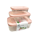Set 3 hộp nhựa Hokori đựng thực phẩm