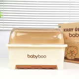Khay úp chén bát ăn dặm Baby Boo