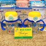 Bình tập uống chống sặc có tay cầm Kichi 350ml