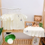Bộ cộc tay sơ sinh cài chéo Himom
