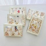 Set 5 khăn sữa xô Yumemiru họa tiết cổ tích cho bé