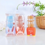 Bộ 3 bàn chải rơ lưỡi silicon Honper HP216