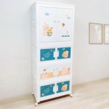 Tủ Honey 4 tầng Sasa họa tiết Gấu Thỏ