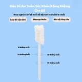 Gạc vệ sinh răng miệng Molli cho bé hộp 30 que