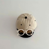 Mũ nón lưỡi trai kèm mắt kính cho bé