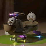 Xe lắc hình Vịt có đèn nhạc cho bé