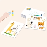 Bộ tranh tô màu bằng vân tay nhiều hình cho bé
