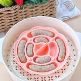 Khuôn xúc xích silicon hình tròn cho bé