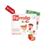 Sắt Ferrolip Kids dạng bột cho bé 1Y+ (Hộp 20 gói)
