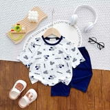 Bộ lửng thun lạnh Minkymom hoạt hình cho bé