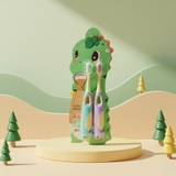 Set 2 chiếc bàn chải Khủng long 3D LMK cho bé