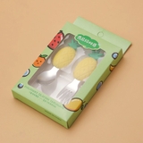 Bộ thìa nĩa hình trái cây và rau củ cho bé