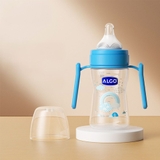 Bình sữa PP cổ rộng Algo có tay cầm