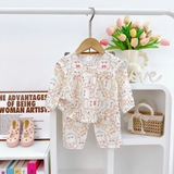 Bộ dài tay tole 2 da H&A Kids họa tiết bé gái