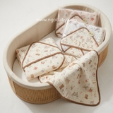 Ủ choàng xô Muslin Luliby họa tiết cổ tích